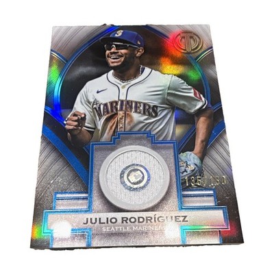 Topps Tribute 2026 Julio Rodríguez Mariners Stamp of Approval Relic Blue /150