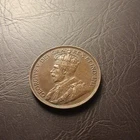1917 Canada Large Cent King George V Canadian Penny Copper Coin Cent