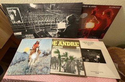 Fabrizio De Andre In Concerto 1 + 2 +Rimini -Star/Gold VG++EX