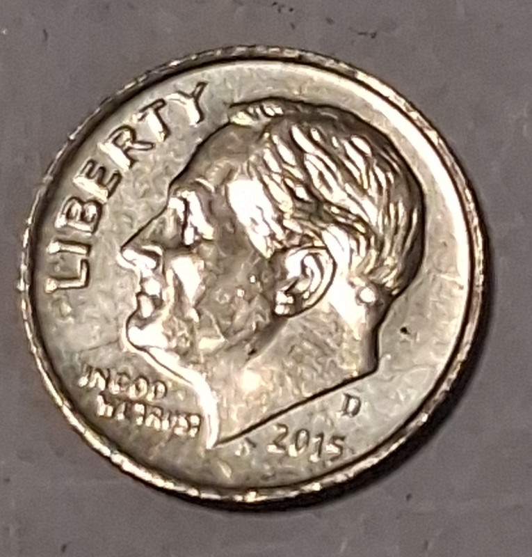 2015-D Roosevelt Dime 10C Denver Business Strike Copper KM#198
