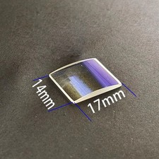 1PC Plano Convex Cylindrical Lens 14x17mm K9 Optical Glass Focal Length 35mm
