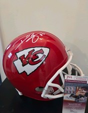 Dwayne Bowe Autographed Replica Kansas City Chiefs Full Size Helmet Jsa Cert