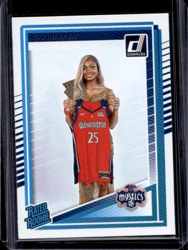 2025 Panini Donruss WNBA Kiki Iriafen Rookie #94 Mystics Rookie