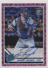 2019 Panini Donruss Optic Pink Velocity Prizm Danny Jansen #RRS-DA Auto 7fp
