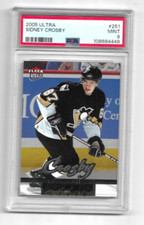 2005-06  FLEER ULTRA  SIDNEY CROSBY RC ROOKIE PSA 9 #251