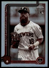 2025 Topps Chrome Update #USC47 Drew Avans Sepia Refractors