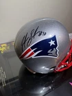 JOSH GORDON  SIGNED PATRIOTS FULL SIZE REPLICA HELMET BECKETT