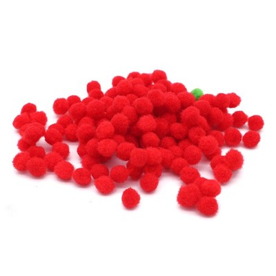 2000pcs 6mm Pom Poms für Hobbybedarf und DIY Creative Crafts Dekorationen Rot