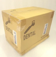 White Denture Brush Multi-Tufted Head Angled Easy Grip Contour Handle 5" 24 Pack