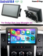 For Jeep Wrangler 2007-2017 Car Stereo Apple CarPlay Android 13 Radio GPS Navi