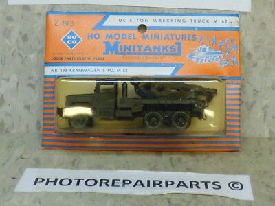 Roco Minitanks WWII US M-62 6x6 5T Wrecker / Recovery Truck Lot #6879 
