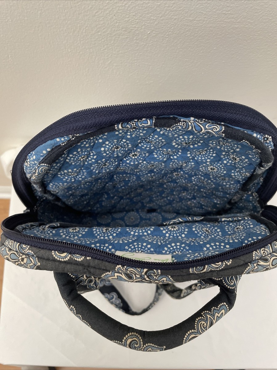 Vera Bradley Floral Pattern Navy Blue Backpack (15”x12”) | eBay display picture 2