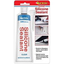 STAR BRITE Silicone Sealant Clear 2.8 OZ. 082102P 