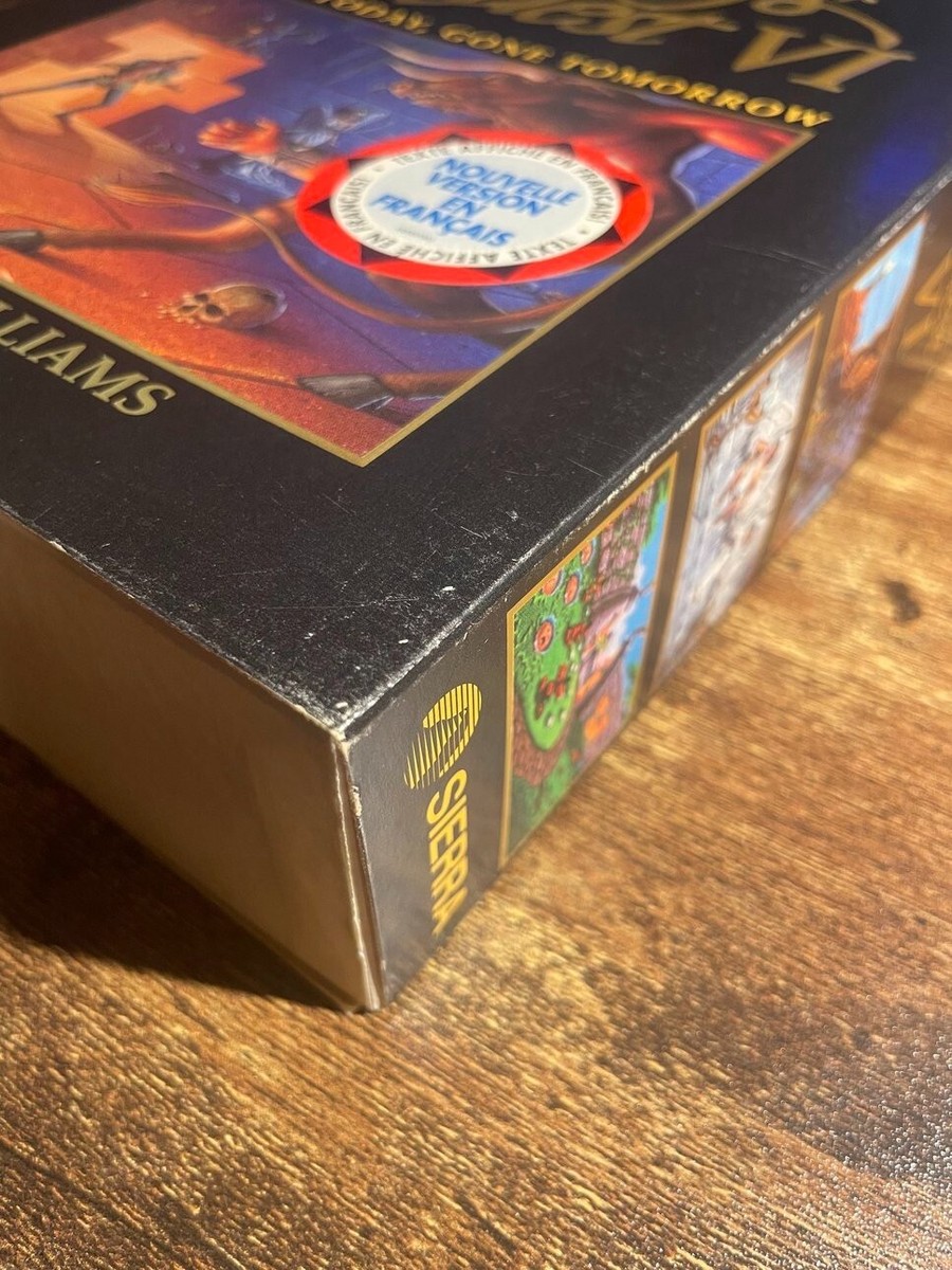 King's Quest VI - Boîte PC - Version Française 1992 - Sierra - Disquettes 3.5