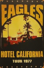 The Eagles, American Classic Rock Band, Hotel California, Vintage, Fridge Magnet