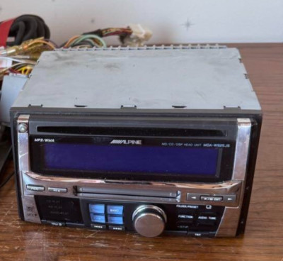 ALPINE MDA-W925JS 2DIN Car Stereo head unit CD MD Player AM FM JDM Audio Japan