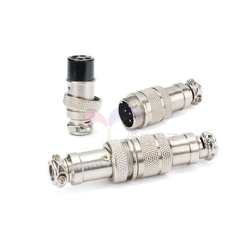 Air Socket With Panel Connector2 3 4 5 6 8 Pins GX16 Male Female Plug Aviation - Image 3 of 4