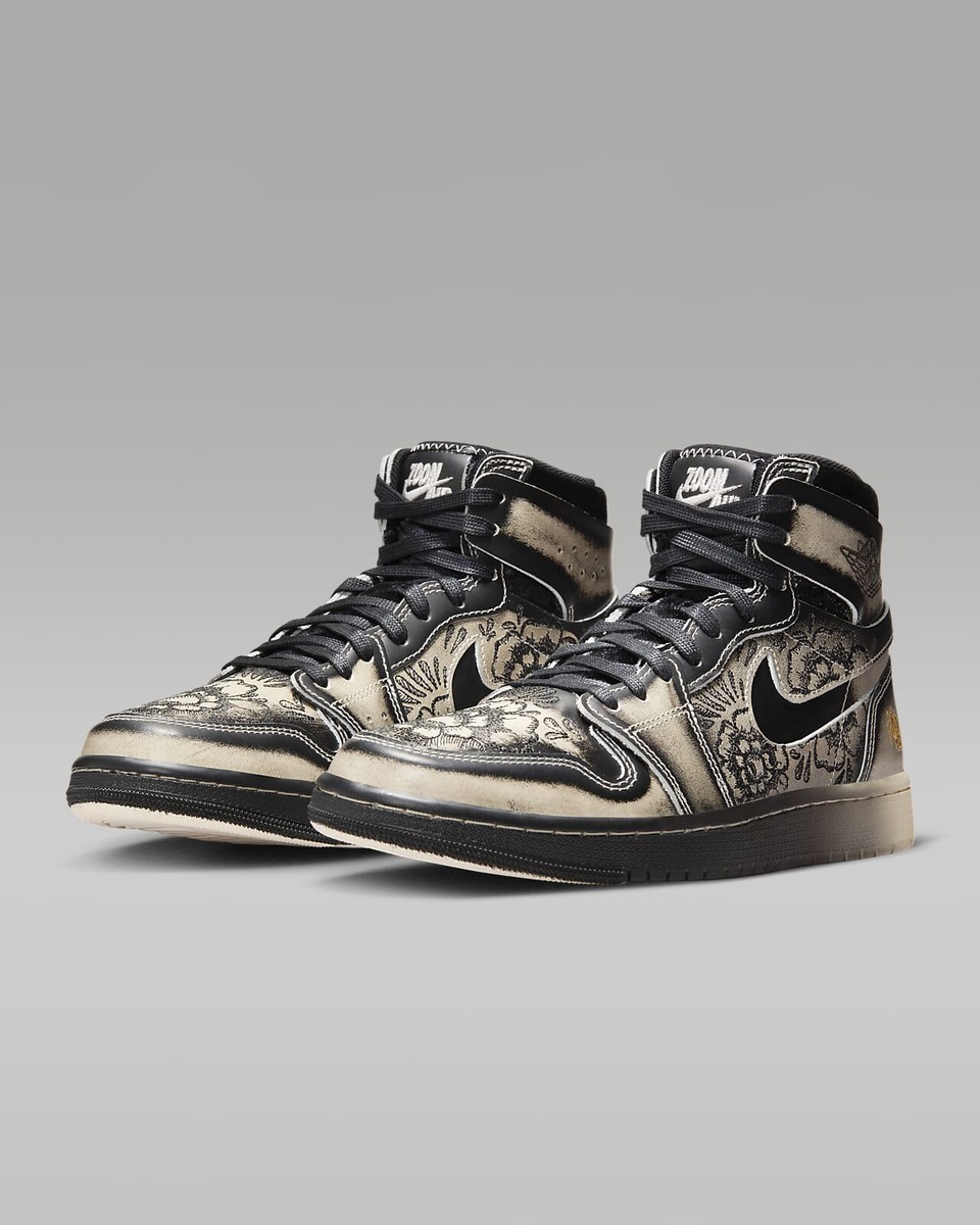 Nike Air Jordan 1 High Zoom CMFT 2 Dia De Muertos Pale Ivory Nike Air Jordan 1 High Zoom CMFT 2 Dia De Muertos Pale Ivory