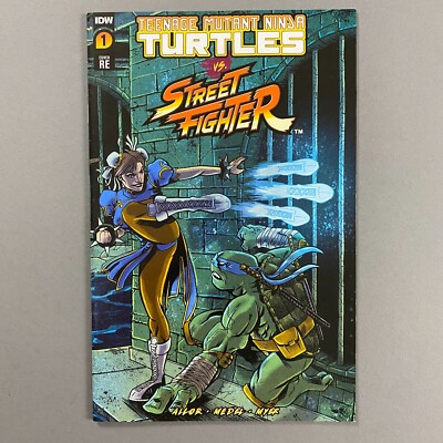 TMNT VS STREET FIGHTER 1 RICH WOODALL VARIANT (2023, IDW)
