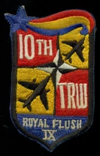 USAF 10th TRW F-4 Royal Flush IX Tactical Reconnaissance Patch N-22