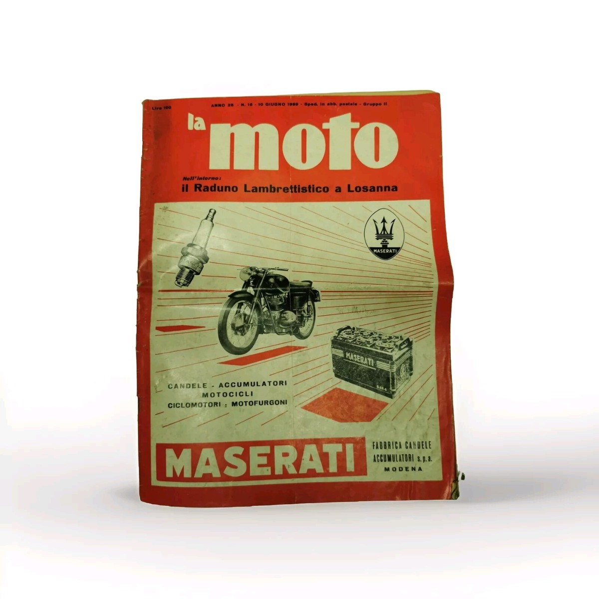 Catalog Brochure Vintage Magazine The Motorcycle N16 Of June 10