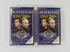 SIMON  SCHUSTER AUDIO STAR TREK FEDERATION 1994 AUDIO CASSETTES
