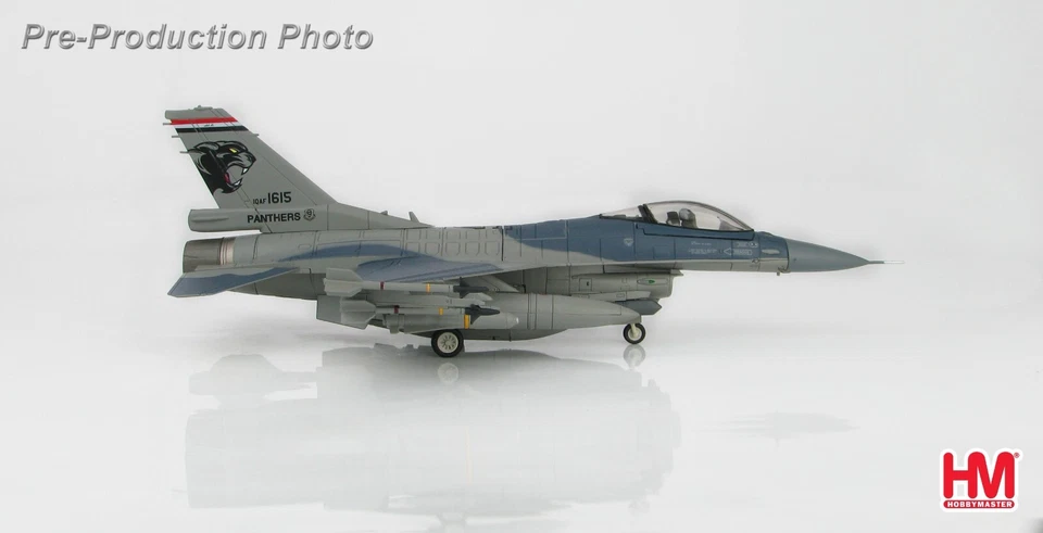 Hobby Master 1/72 HA3863 F-16C Fighting Falcon IQAF 9 FS Black Panthers - Изображение 2 из 4