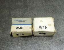 Allen Bradley Type W Thermal Overload Heater Elements W46  W49 Lot of 2