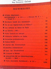 Revue technique Autobianchi A111