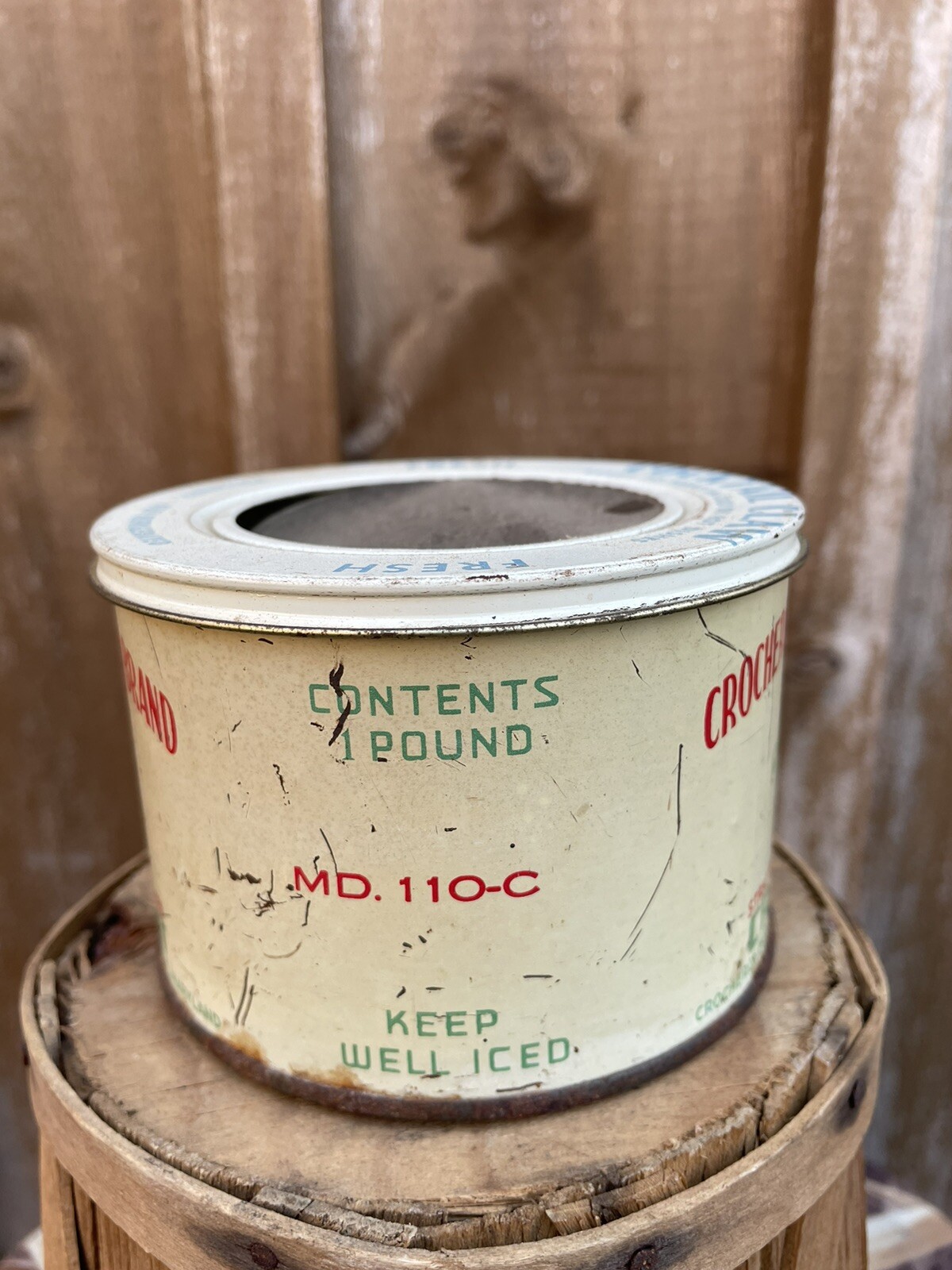 Vintage Crocheron Crab Meat Tin Can Maryland Not Oyster Can eBay