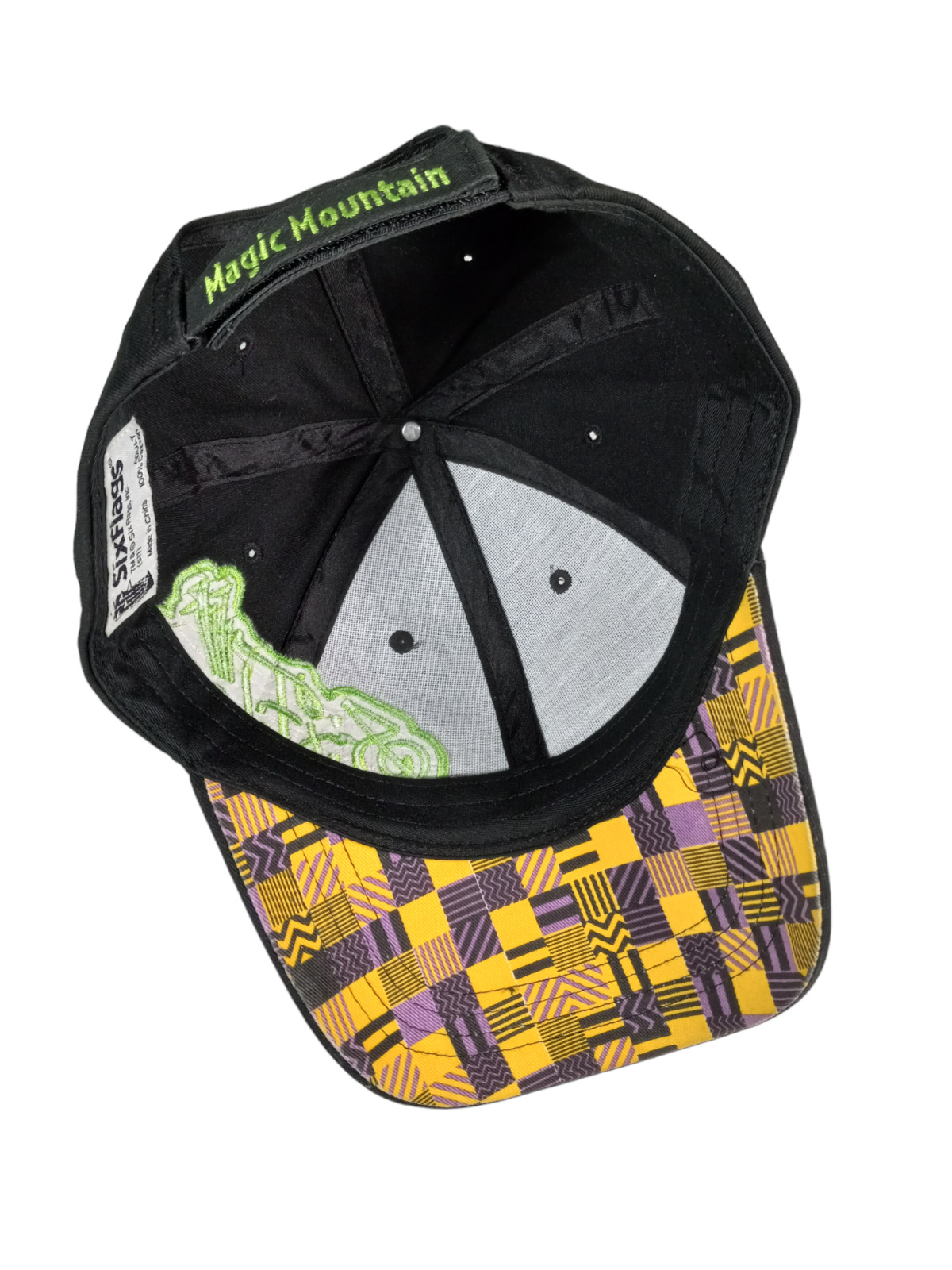 Six Flags Magic Mountain Hat Baseball Cap Strapba… - image 7