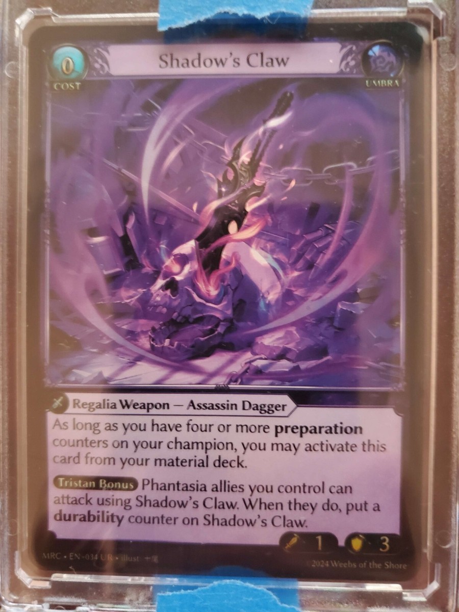 その他 Grand Archive Shadow's Claw Grand Archive TCG Shadow's Claw 034 Ultra Rare Foil NM
