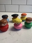 Vintage 1990’s Fisher Price Chunky Little People Figures Lot of 6