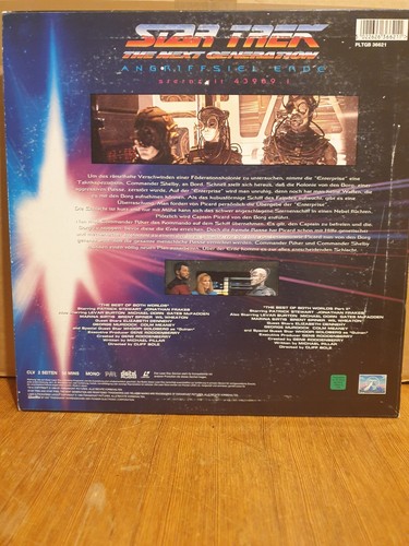 Laserdisc Star Trek Next Generation Angriffsziel Erde PAL deutsch Version - Afbeelding 2 van 2