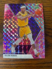 2019-20 Panini Pink Mosaic NBA Basketball Base 196 Rajon Rondo LA Lakers