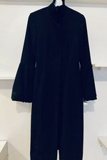 Vintage Gucci Black Mid-length High Collar Coat
