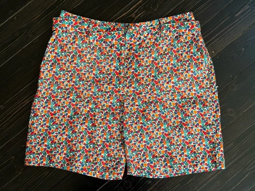 Sportscraft Size 16 Gleeson Liberty Floral 100% Linen Shorts - Picture 2 of 10