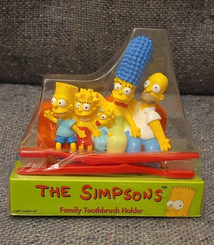 The Simpsons Toothbrush Holder 1997 New
