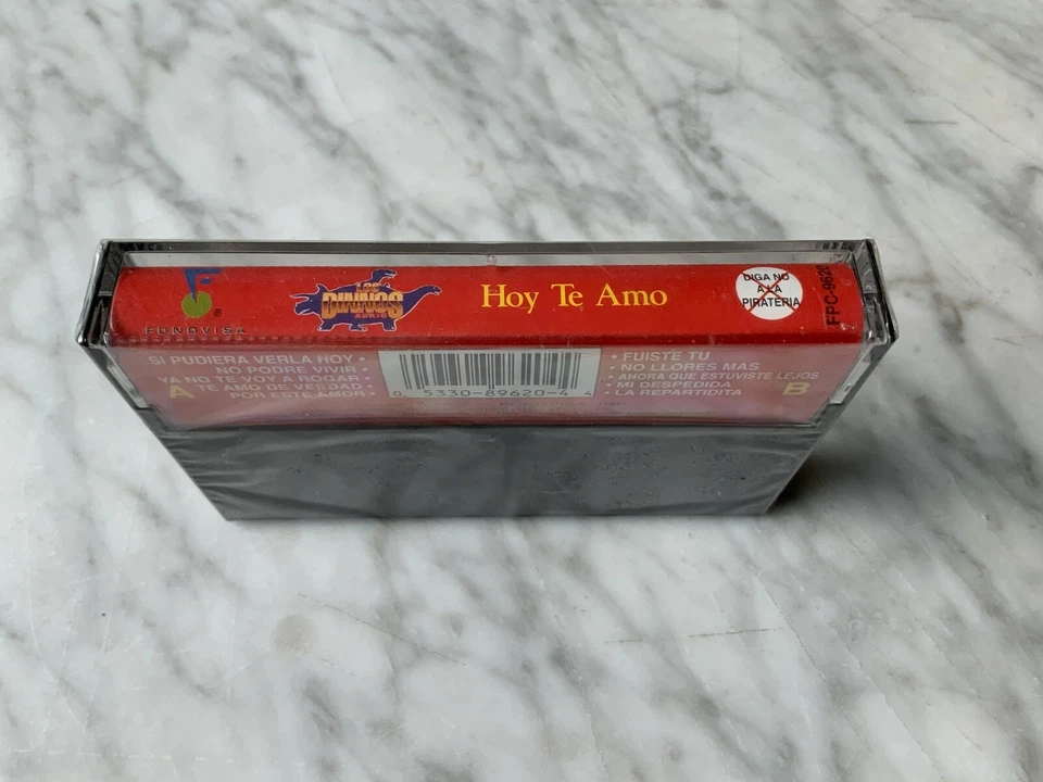 Los Dinnos Aurios Hoy Te Amo Cassette Tape SEALED! ORIGINAL 1997 Fonovisa NEW! - Image 3 of 3