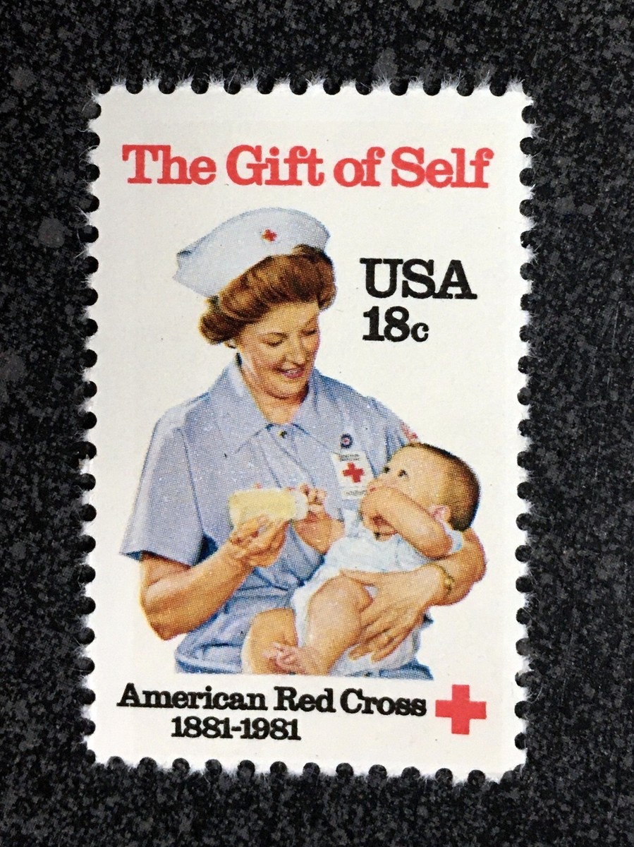 US1981 #1910 18c American Red Cross The Gift of Self - Single US1981 #1910 18c American Red Cross The Gift of Self - Single