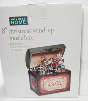 Christmas Music Box Plays Jingle Bells 8 Treasure Chest Shape Snowman Christmas Music Box Plays Jingle Bells 8 Treasure Chest Shape Snowman