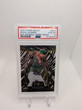 2020 Panini Select Jesus Luzardo Hot Rookies Zebra Prizm PSA 10