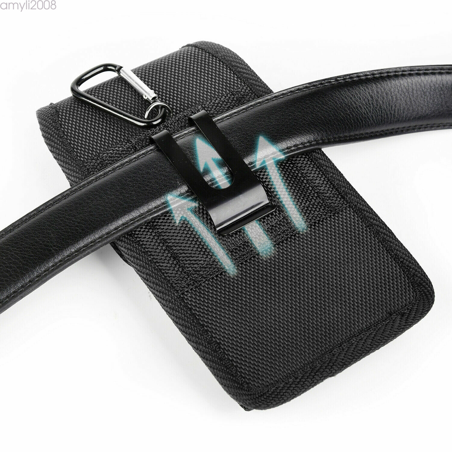 Men Cell Phone Waist Belt Holster Pouch Wallet Case For iPhone Samsung Huawei US