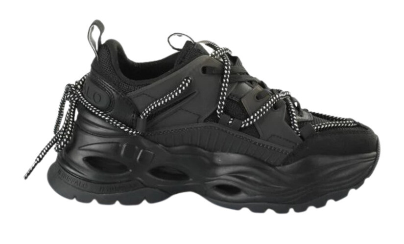 КРУЖЕВНАЯ ТРОЙКА BUFFALO BS VEGAN NAPPAСЕТКА ЧЕРНАЯ BN14100861 HERRENSCHUHE S7 17590₽