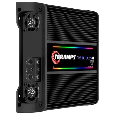 The Big Boss 3 Bass 0.5~2 OHMS 3000 Watts BLACK + DS 1200X4 2 Ohms