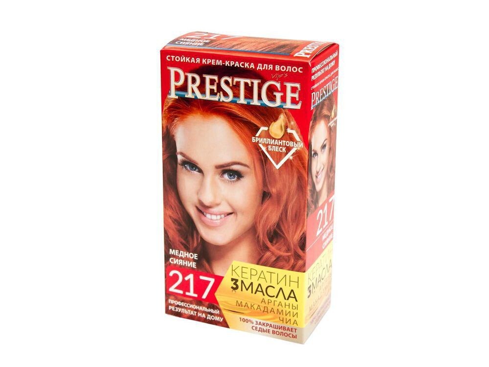 Vip's Prestige Crema colorante resistente per capelli 217 Luce rame