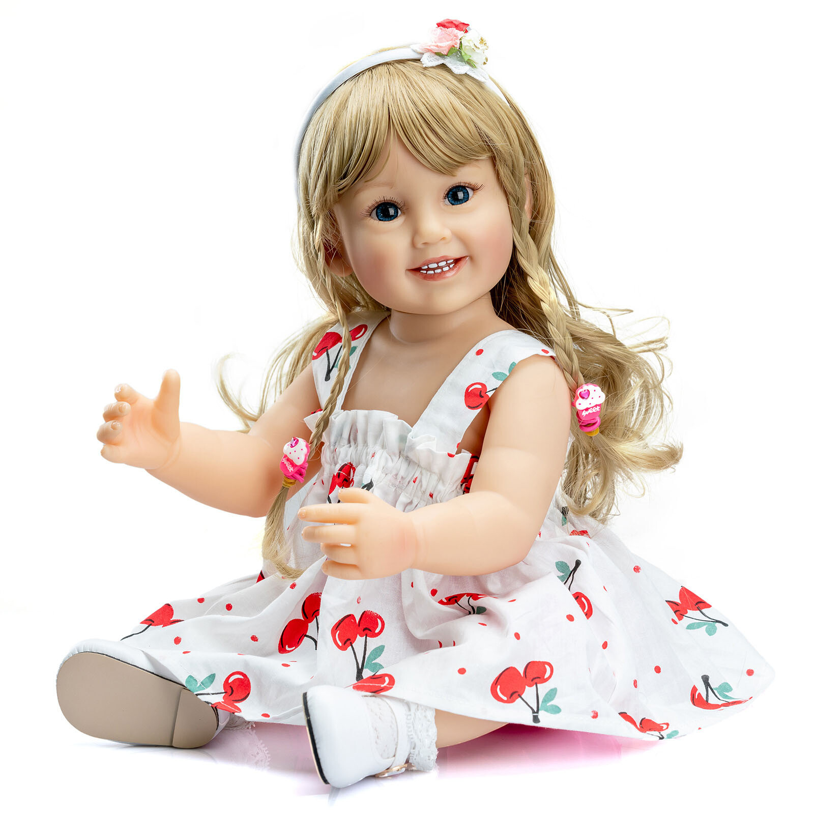 55CM Realistic Reborn Toddler Girl Doll Kids Birthday Gift Collection