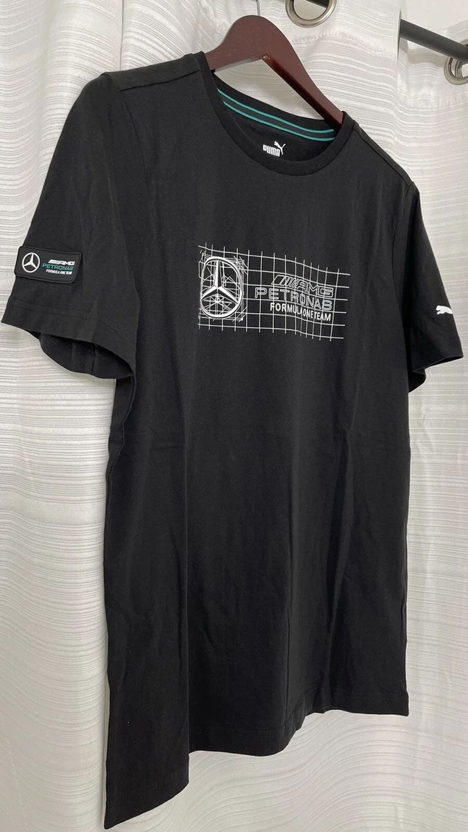 PUMA Men s Map F1 Logo T Shirt Puma Black Medium
