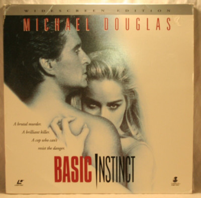 Laserdisc w * Basic Instinct * Michael Douglas Sharon Stone George Dzundza WS