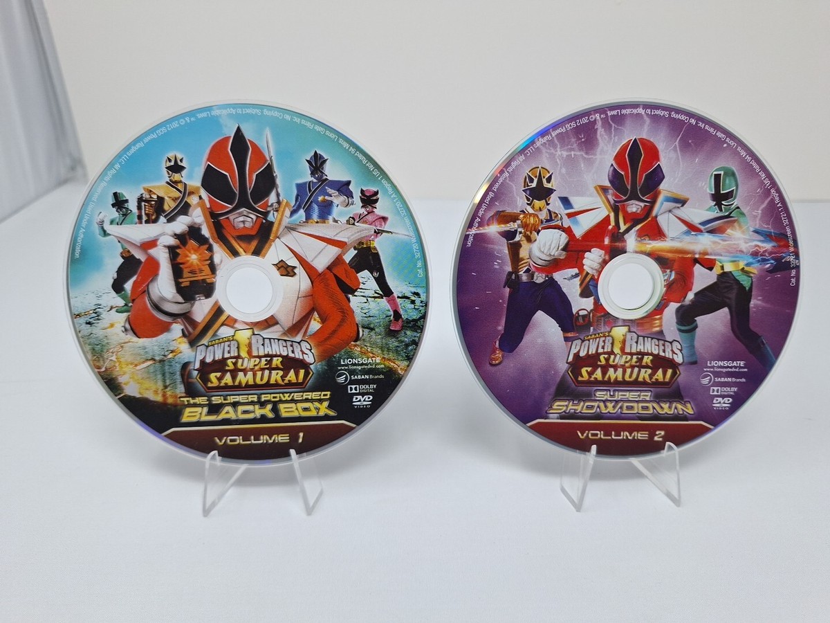 RARE Power Rangers SUPER Samurai Vol 1-4 (2012 DVD) OOP 4